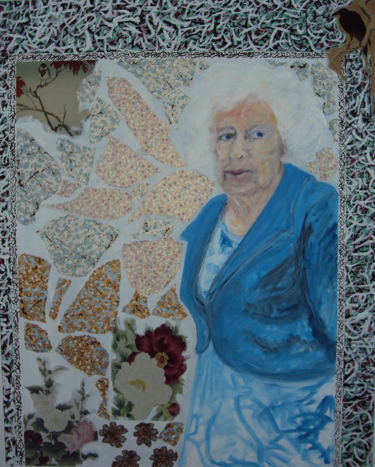 June mixed media 4 ft x 3 ft 2015