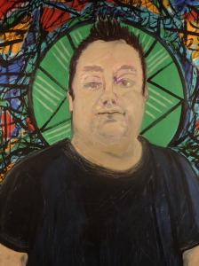 Neil - glass artist detail